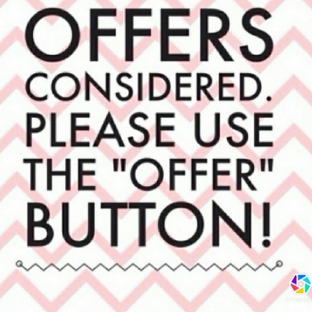 I Except Reasonable Offers